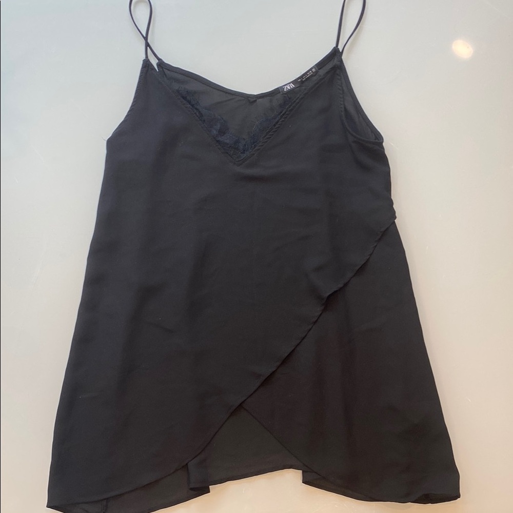 Black Zara Spaghetti Strap Top